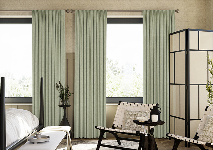 Carina, Pistachio - Made to Measure Curtains - Image 3